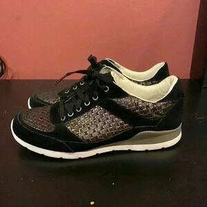 UGG Avelyn Metallic Basket Sneakers